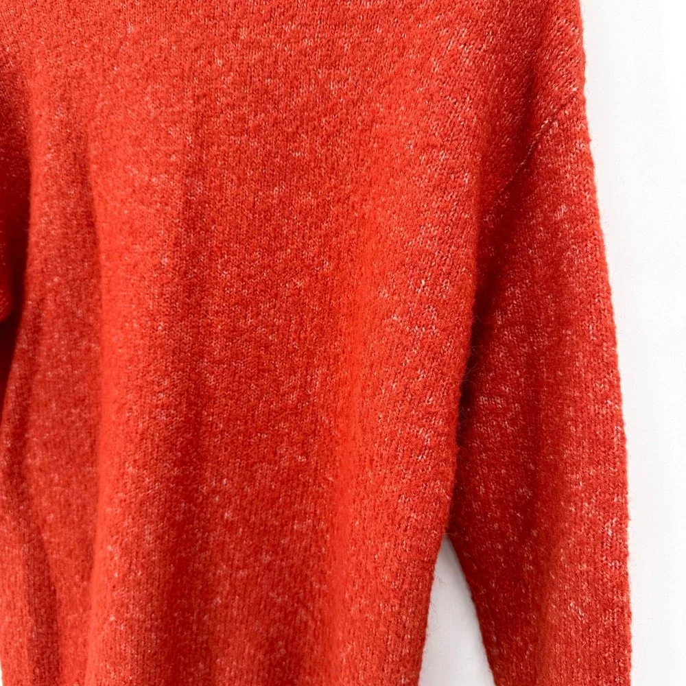 Old Navy Cozy Cocoon Orange Tunic Fox Long Sleeve‎ Sweater Women's SP